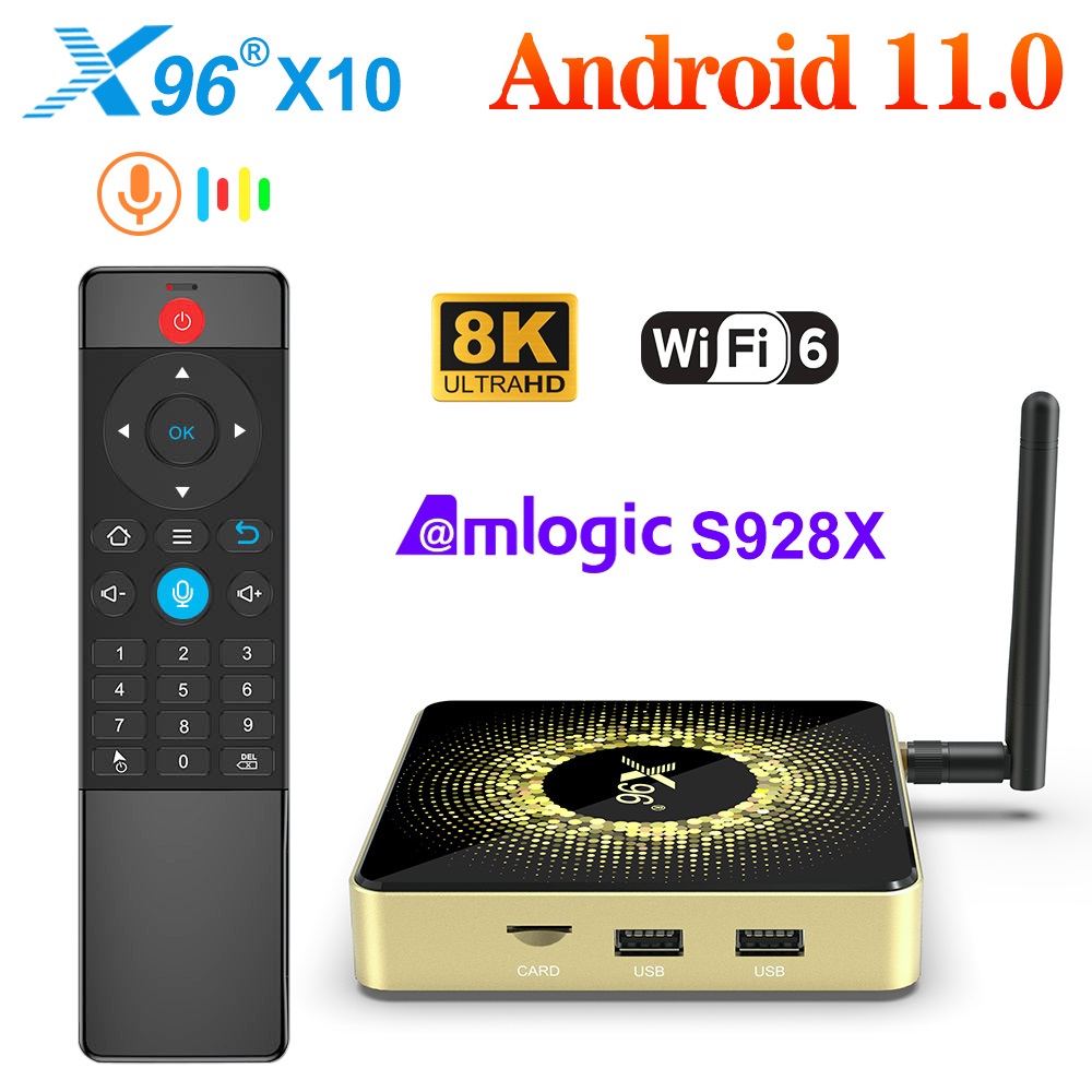 X96 X10 Amlogic S928X-J TV Box - Khadas Vim4 8Gb recension och pris