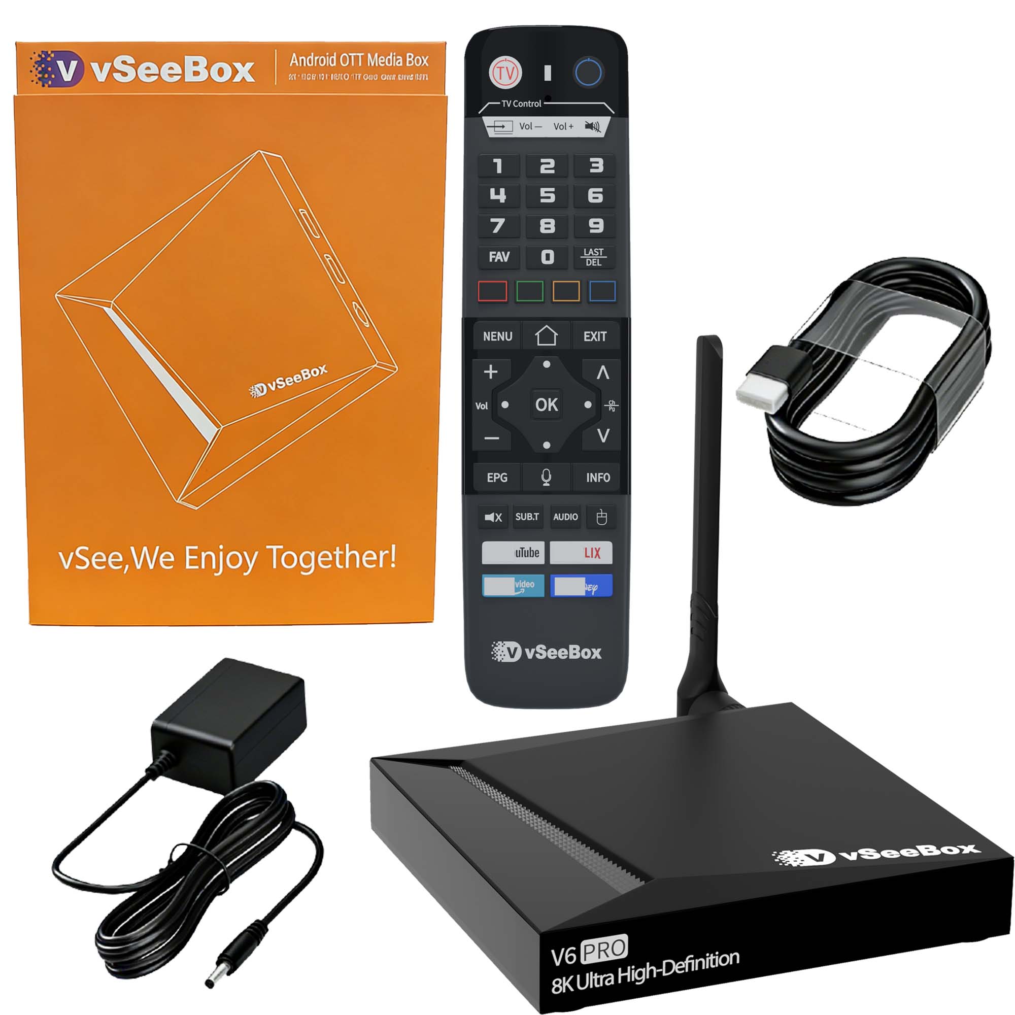 VSeeBox V6 Pro 2026 Newest, 4G - Khadas Vim4 8Gb recension och pris